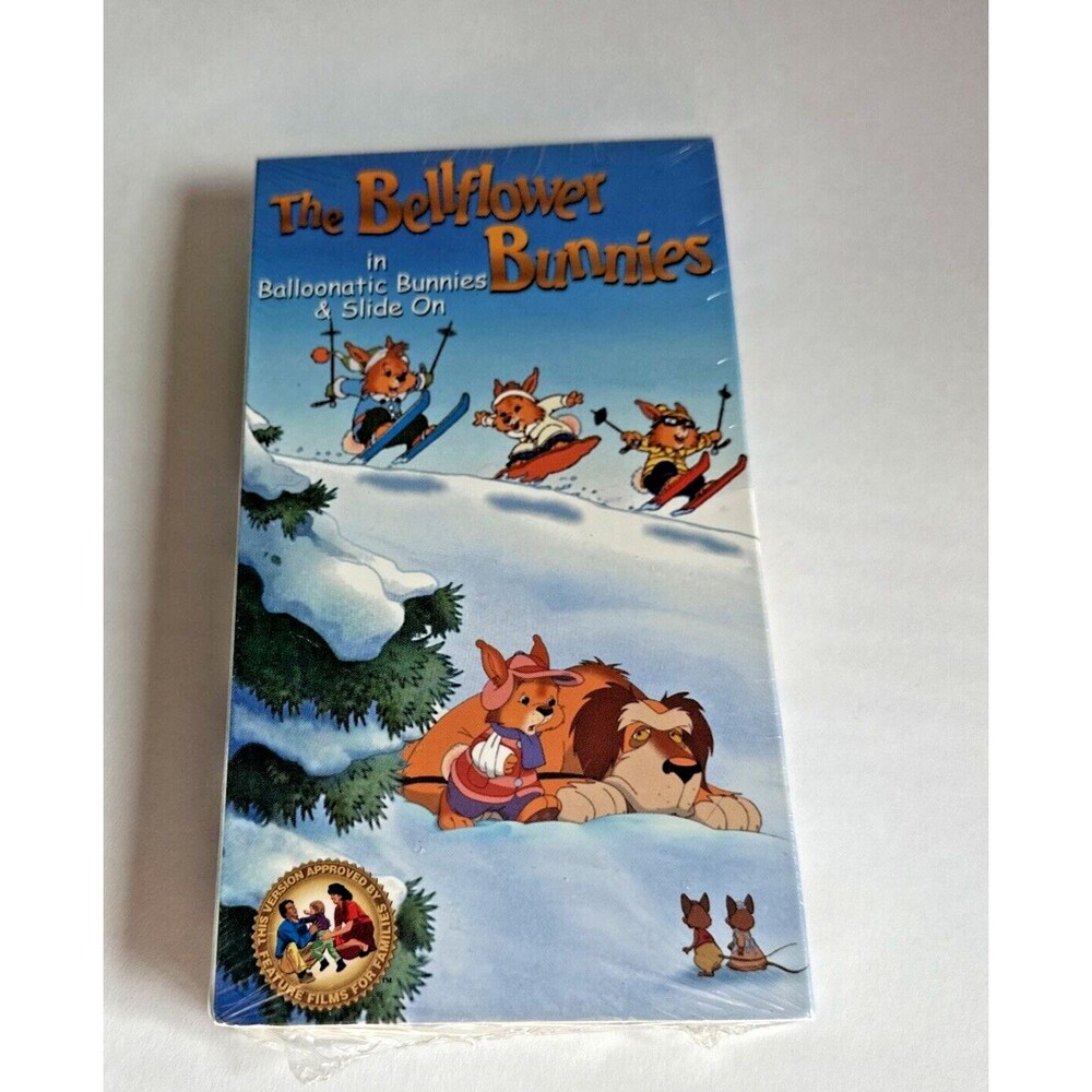 The Bellflower Bunnies Vol. 2 Balloonatic Bunnies  &Slide On 2001 VHS New Sealed